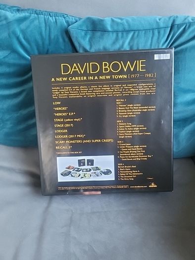 David Bowie  vinyl boxset a new career in a new town 1977 to 1982 vinyl box set