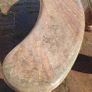 Sandstone garden table and two benches. Image 7