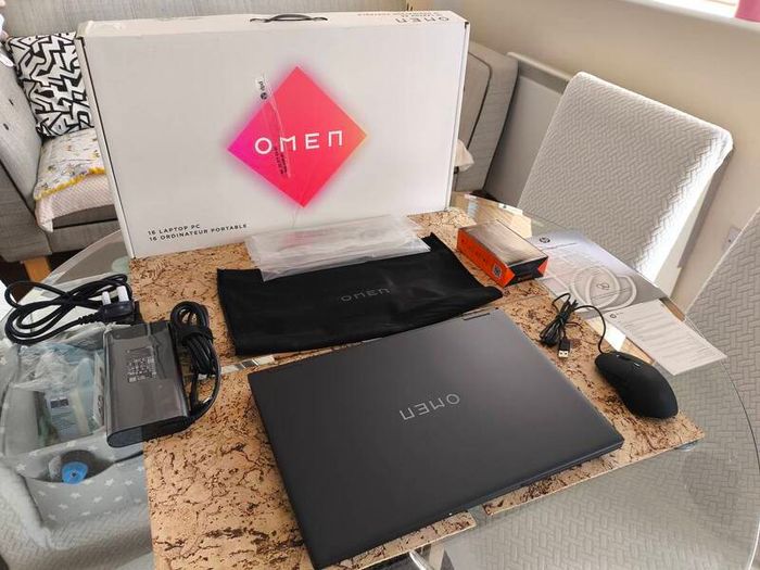 Brand New Gaming Laptop Hp Omen Intel i5 13420H 8/12 RTX4050 6GB 120W GDDR7 16GB DDR5 5600mhz 512GB NVMe PCIE 4.0 16.1" 1080p 144hz Ips 250nits Win11 RGB