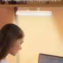 LED Desk Lamp Magnetic Hanging Table Lamp for Study Cabinet Light USB Rechargeable Stepless Dimming Dormitory Night Light Image 2