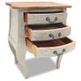 Bedside Cabinet Solid Reclaimed Wood 48x35x64 cm Image 5