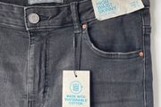 Denim Co. High waist skinny jeans faded black size 14 new