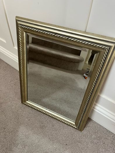 Gold antique style mirror