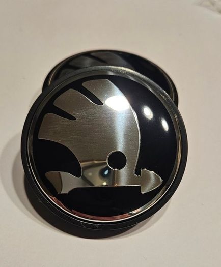 Skoda Wheel Centre Caps 65mm Center Wheel hubcaps (4 caps for 15euro)