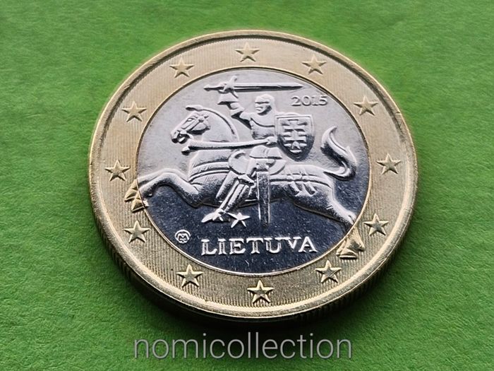Lithuania 2015 year Uncirculated coin.