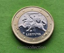 Lithuania 2015 year Uncirculated coin.