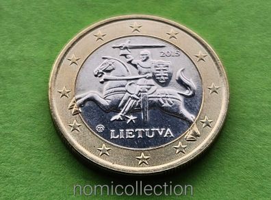 Lithuania 2015 year Uncirculated coin.