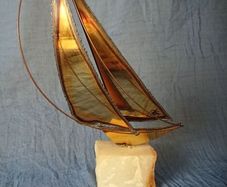 Brass Sailboat