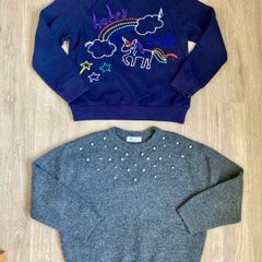 2 girls jumpers, 8-10y