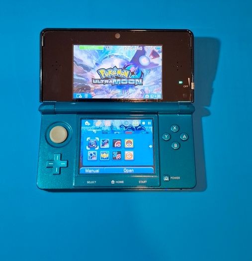 3DS Aqua Blue (Modded)