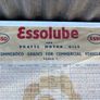 100% original Vintage Esso Essolube and Pratts motor oils framed data table  under glass table Image 4