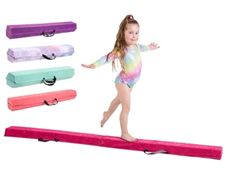 Amazing Balance Equipment For Children at Home -210/240/270cm - Faux Suede, High Density EVA Foam - Flash Cards, Carry Straps, Carry Case and Multiple Colours!