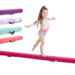 Amazing Balance Equipment For Children at Home -210/240/270cm - Faux Suede, High Density EVA Foam - Flash Cards, Carry Straps, Carry Case and Multiple Colours!