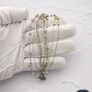 Vintage 925 Sterling Silver & Freshwater Pearls Bracelet Image 9