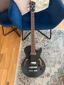 Ibanez AGB200-BKF Semi Hollow Sell or trade for 5 string bass