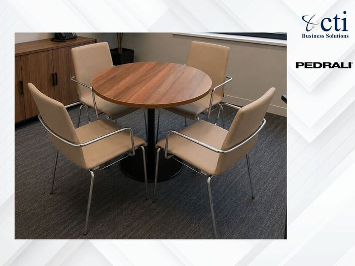 8 X Pedrali Round Tables - Grade A