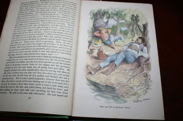 Mark Twain Huckleberry Finn 1958 hardback