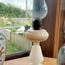 Antique Oil Lamp And Ginger Pots Image 4