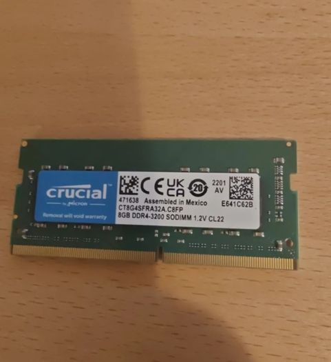 Crucial 8gb Ddr4-3200 Sodimm