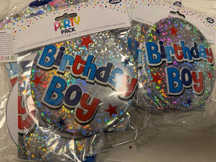 8 X Birthday Boy Party Pack