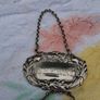 6 X Vintage Silver Plated Decanter Labels Image 8