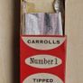 Vintage 1960s Carrolls Number 1 Tipped Cigarette Box (Pack of 10) - With Foil Image 3