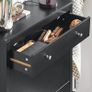 Shoe Cabinet with Drawers Tall Shoe Storage Cupboard, Black or Grey Image 2