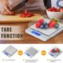Food Scale, Rechargeable Kitchen Scale with Trays 500g/0.01g, Tare Function Digital Scale Grams and Ounces, for Weight Loss, Dieting, Baking, Cooking, Meal Prep, Coffee, Jewelry, Silver (FREE POSTAGE) Image 6
