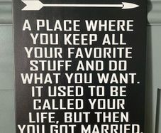 Funny Man cave Tin Metal Sign