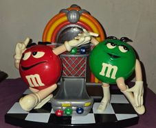 M&M's Rock 'n Roll Cafe Jukebox Candy Dispenser