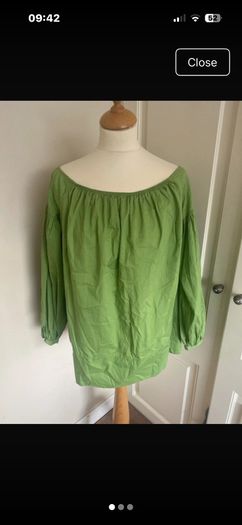 Uterque cotton top size 14