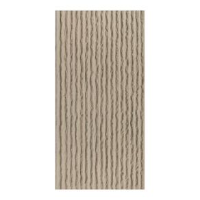 PU Stone Wall Panel Ribbed Surface Taupe 120x60cm