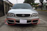 Original Set Toyota Corolla E11 VVTI 00-02 Facelift Front Bumper Non Fog light Grille Blanks Pair Drivers &amp; Passengers Side. 81481-12020 81481-12040