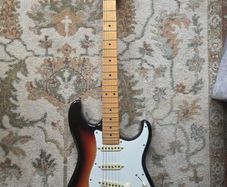 Electric guitar with upgrades