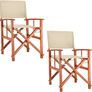 2 x  Cannes Garden Chair, Certified Eucalyptus FSC Wooden Image 2