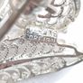 Sterling Silver Filigree Flower Brooch Image 5
