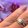 Antique Art Deco Diamond Solitaire Ring Image 9