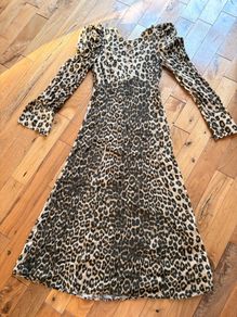 Zara animal print dress xs