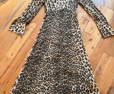 Zara animal print dress xs