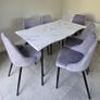Extendable dining table with chairs on sale Image 3