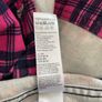 Topshop MOTO Pink Tartan Check Cropped Jacket - UK 10 Image 7
