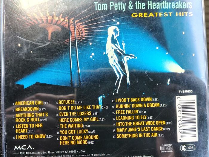 Tom Petty And The Heartbreakers - Greatest Hits CD (1993) Compilation, Remastered Classic Rock EX+