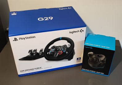 Logitech G29 + Shifter (in the box) PS5/PC