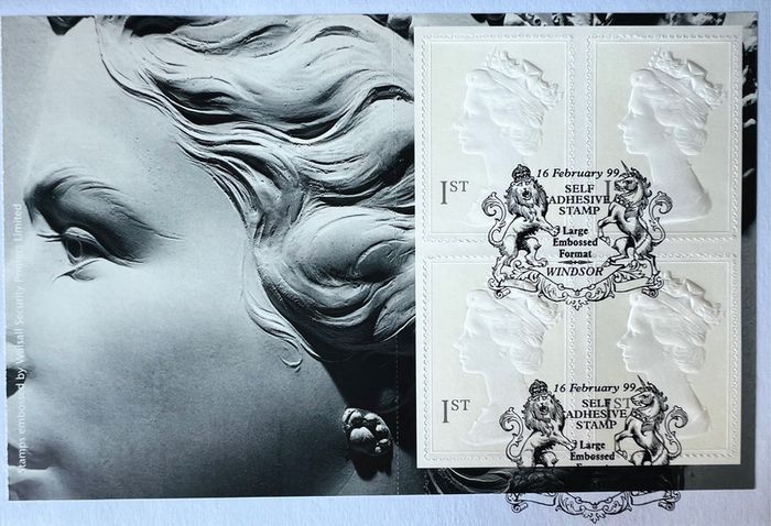 1999 Great Britain 1st class self adhesive stamps FDC