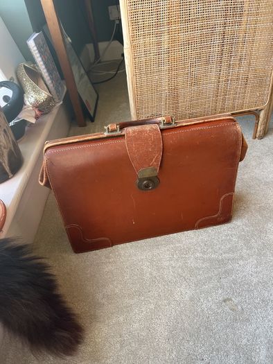 Vintage Leather Briefcase