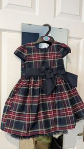 Little girls Christmas dress.