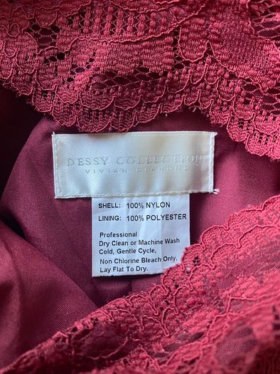 3 x Dessy burgundy bridesmaid dresses