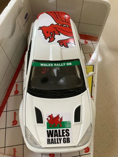 Ford Focus RS WRC 02 Wales 1/18 Burago extremely rare