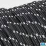 Double Braided Marine Polyester Rope Black or Red Excellent strength and flexibility Image 2