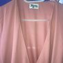 Long wedding guest/bridesmaid maxi dress blush pink/peach tone Image 2